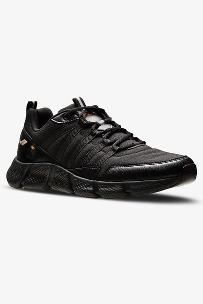 Lescon Flex Odeon 3 - Men's Black Sneakers with Light Sole and Laces