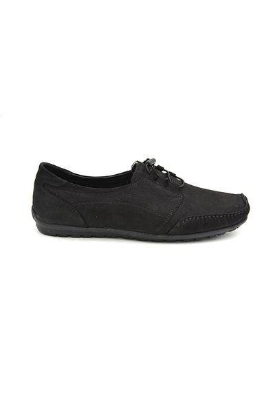 Prego Genuine Leather Men's Black Casual Shoes - Inside and Outside