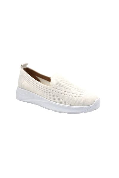 BEYAZ Fılinta Moda - Pantofi de zi cu zi pentru femei Poli, țesut cu talpă ușoară