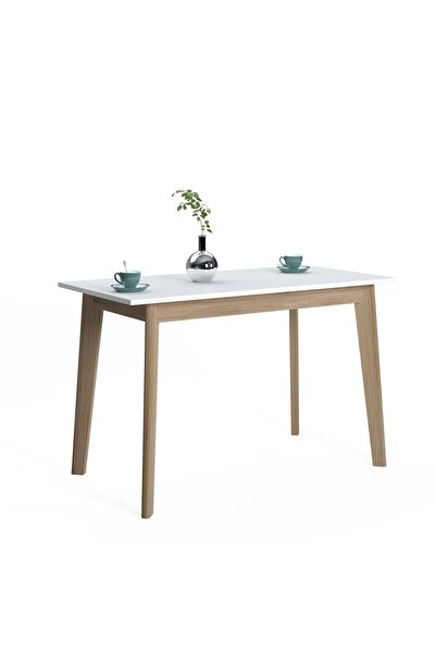 Ruum Store By Doğtaş Doco Çalışma Masası Mutfak Masası Meşe Opak Beyaz