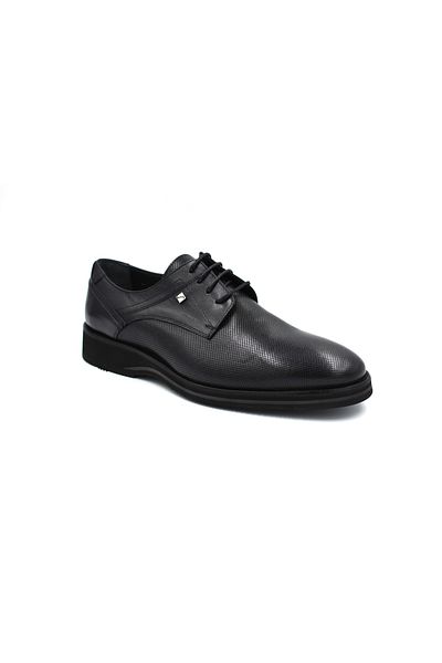 Fosco Haiki Leather Eva - Light Sole Silver Men's Shoes BLACK