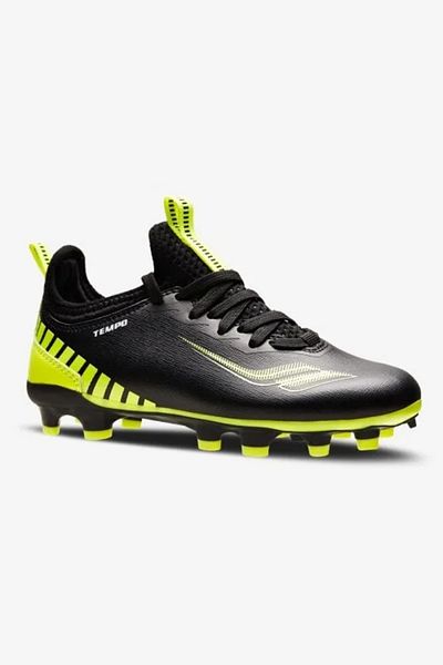 Lescon Ghete de fotbal pentru copii Black Tempo 2