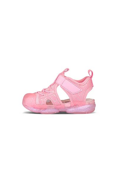 Vicco Pink Monrovia Phlon Children's Sandals - Light Sole, Velcro Lighted
