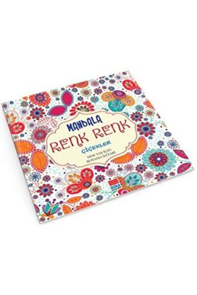 Duka Kültür Sanat Yayıncılık Mandala Renk Renk Çiçekler - Duka Yayınları