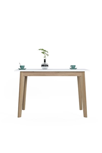 Ruum Store By Doğtaş Doco Çalışma Masası Mutfak Masası Meşe Opak Beyaz