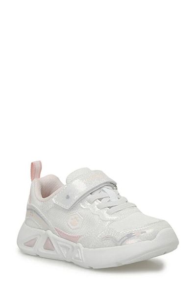 lumberjack Pantofi sport pentru bebeluși White Love 4 Fx Velcro Memory Phlon