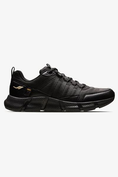 Lescon Flex Odeon 3 - Men's Black Sneakers with Light Sole and Laces