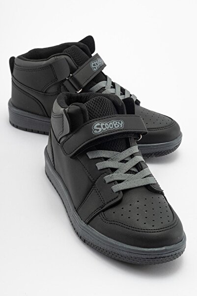 Ccway Pantofi sport pentru copii Scooby anti-alunecare NEGRU FUME