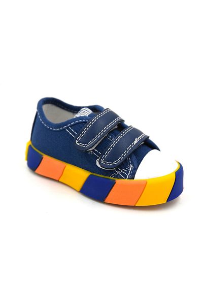 Prego Orthopedic Baby Sneaker - Velcro and Lighted Navy