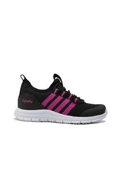 Prego Pantofi sport LAFONTEN pentru copii - talpă Poly Light, elastic negru fucsia
