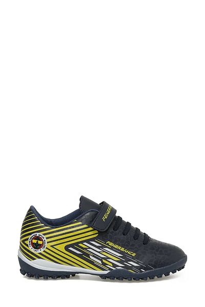Kinetix Bruno J Tx 3 Fx Velcro Lightweight Children's Football Shoes Yellow Navy Blue