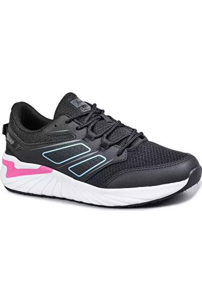 Jump 30910 Πάτος με κορδόνια μνήμης Unisex αθλητικά παπούτσια ΜΑΥΡΟ ΛΕΥΚΟ