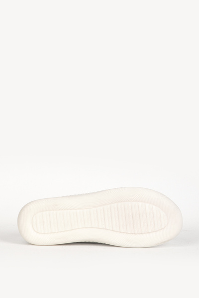 Dericlub Γυναικεία άνετα παπούτσια με εύκαμπτη σόλα από γνήσιο δέρμα Br 04138 Λευκό