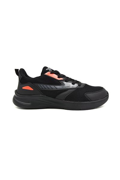 Kinetix NaskarTx3fxPhlon- Men's Black Sports Shoes, Light Sole and Laces