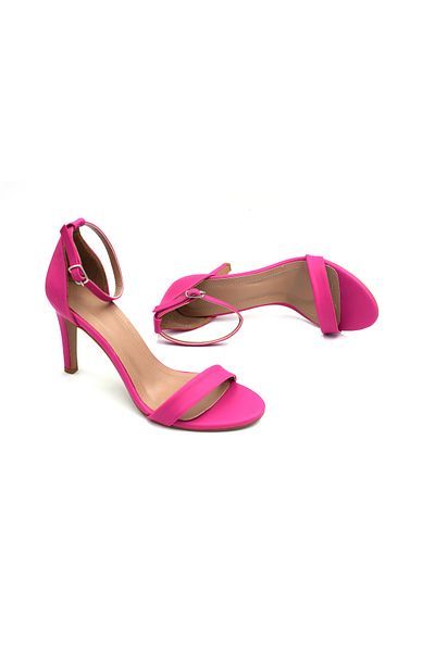 Prego Fuchsia Pine Cone Heeled Tekband Women's Shoes