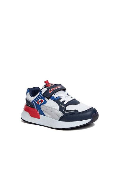 Prego LAFONTEN 729 - Pantofi sport pentru copii albi cu velcro