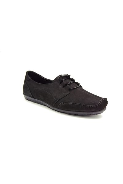 Prego Genuine Leather Men's Black Casual Shoes - Inside and Outside