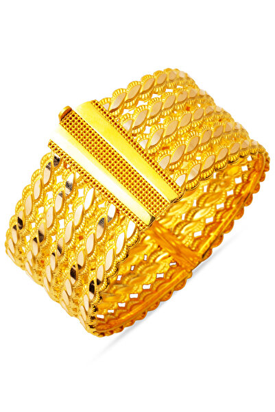 Bilezikci Erzurum Burma Tokalı Kelepçe Altın Bilezik