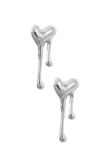 Çlk Accessories قسط لوحة ذوبان أقراط القلب