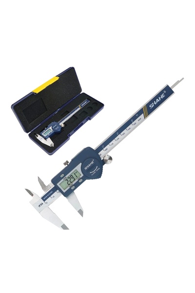 Shahe 150mm Yağ Su ve Toza Karşı IP54 Korumalı Dijital Kumpas 5110-150