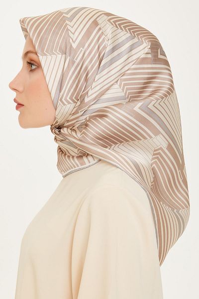 Armine Μεταξωτό Φουλάρι 2025 Χειμώνας - 9218-83 Stone Twill