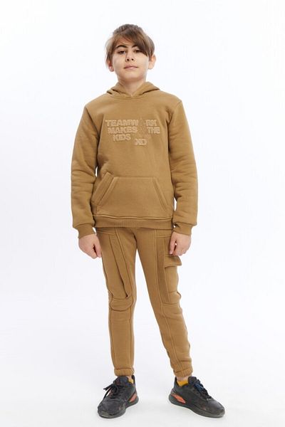 XO Kids Анцуг с качулка и подплата, три джоба за момче, 8-14 години, 6011