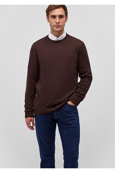 Mavi Κασμίρ Μείγμα Καφέ Πουλόβερ Slim Fit / Slim Fit 0710186 -88083