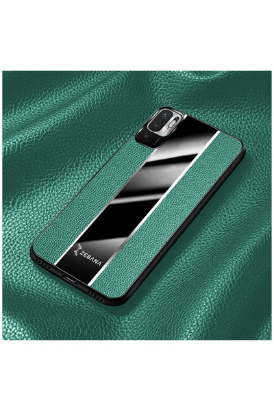 Zebana Xiaomi Redmi Note 10 5g Compatible Case Premium Leather Case Green