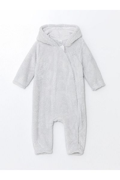 LC Waikiki LW - Kapucnis kisfiú plüss jumpsuit