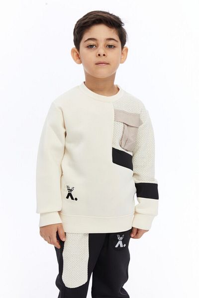 XO Kids Σετ φόρμας για αγόρια με κορδόνια ελαστικά πόδια με διπλή τσέπη 5-14 ετών 5014