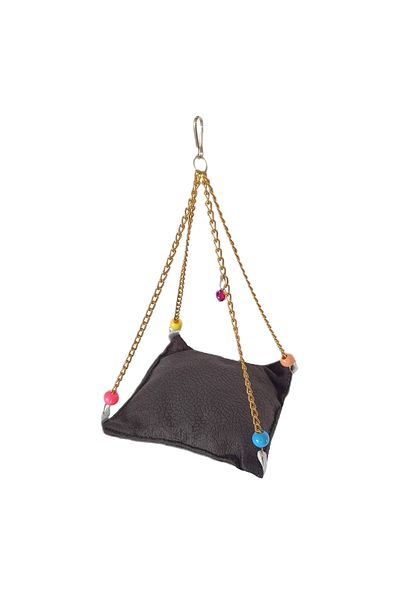 kapsulavm Chain Bed Bird Hammock in Anthracite Color