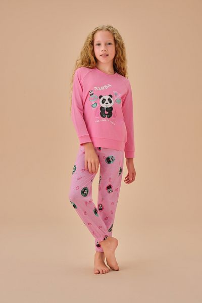 SUWEN Panda Children's Pajama Set