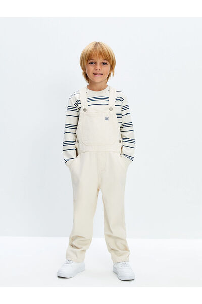 LC Waikiki Lcwk Kare Yaka Askılı Erkek Çocuk Salopet