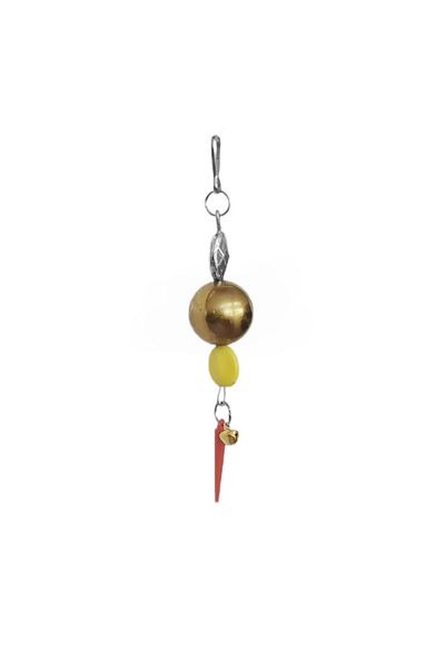 nuit dose Bell Copper Ball Bird Toy 2.5 Cm-14 cm