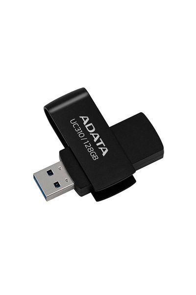 Adata ذاكرة فلاش Uc310-128gb 128gb USB3.2 Gen1 باللون الأسود