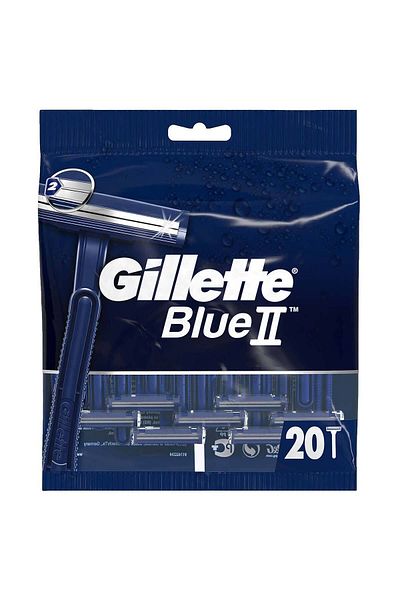 Gillette Blue 2 Disposable Shaving Blades Extra Large Pack of 20
