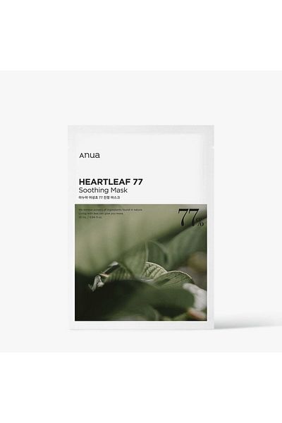ANUA HEARTLEAF 77% SOOTHING SHEET MASK 25ml (10PCS)