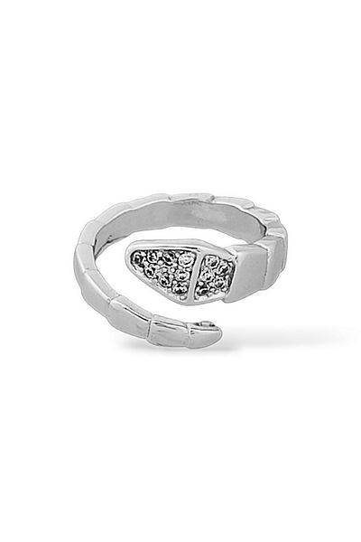 Çlk Accessories Premium Adjustable Plate Snake Ring