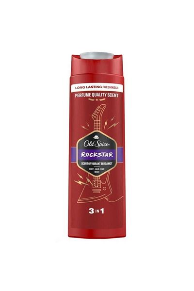 Old Spice Rockstar 3 In1 Shampoo+Shower Gel 400 ml