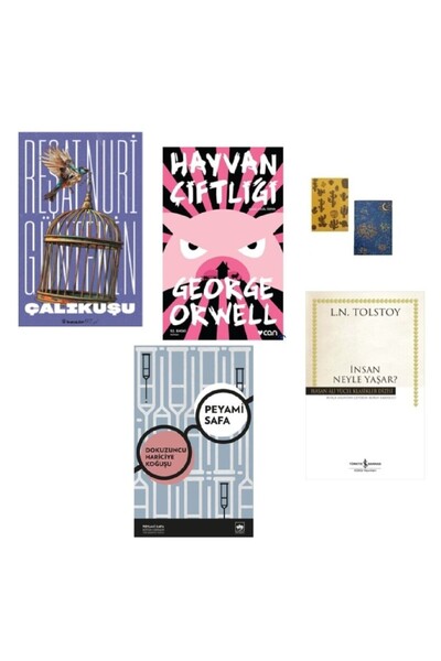 İnkılap Kitabevi Çalıkuşu - Hayvan Çiftliği - Dokuzuncu Hariciye Koğuşu - Ins...