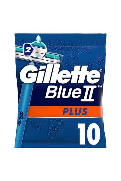 Gillette Blue2 Plus Disposable Shaving Blades 10 pcs