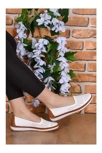 moda ayakkabım Fashion Shoelaces 2896 Pantofi de balerină pentru damă