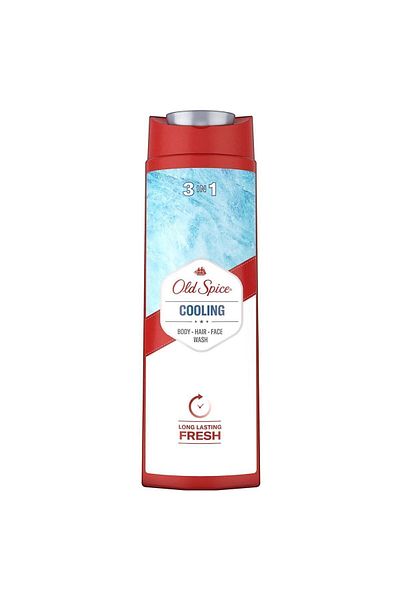 Old Spice 400 ml Shower Gel and Shampoo - Cooling