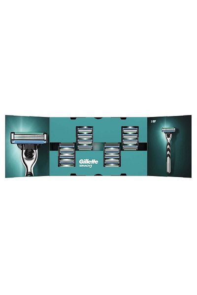 Gillette Mach3 18 Pieces Spare Razor Blade Cardboard Pack