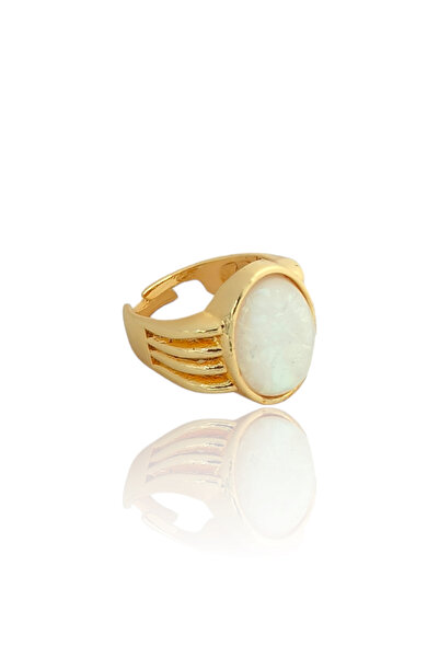 Çlk Accessories AdjusTable Colored Stone Ring - TrYük1282