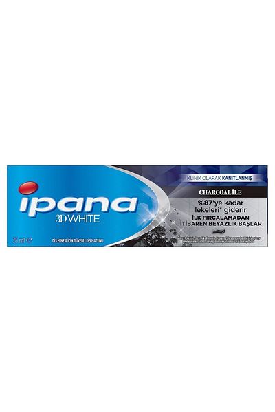 İpana 3D Whiteness Toothpaste with Charcoal Essence 75 ml