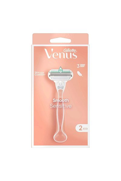 Gillette Venus Smooth Sensitive Shaver - Set of 2 Blades