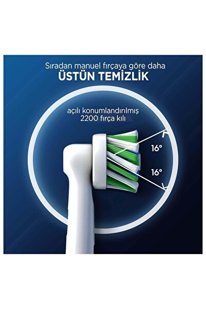 Oral-B Pro Cross Action 9'lu Diş Fırçası Yedek Başlığı EB50