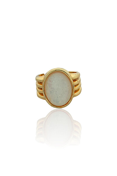 Çlk Accessories Ρυθμιζόμενο πολύχρωμο πέτρινο δαχτυλίδι - TrYűrük1282