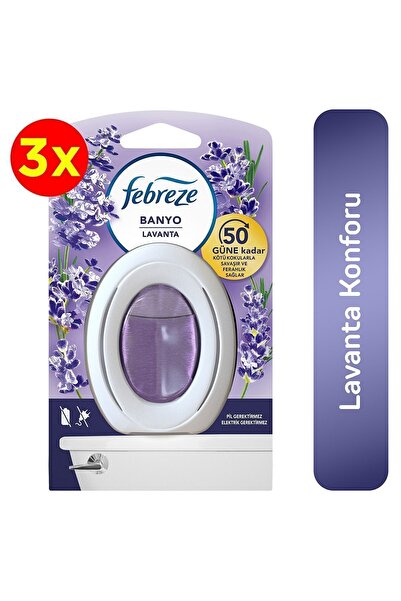 Febreze Banyo Lavanta Hava Ferahlatıcı Oda Kokusu X3
